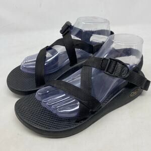 Chaco Classic Black Adjustable Strap Sport Sandals Womens Size 8